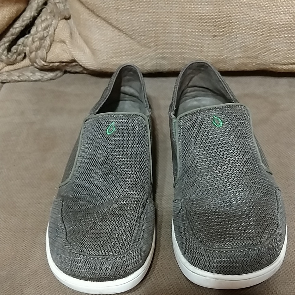 Olukai boys stretch loafers, casual sneakers, 4Y